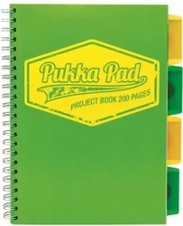 Kołozeszyt Pukka Pad B5 Project Book Neon zielony - Pukka Pads