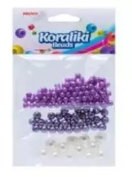 Koraliki do nawlekania 3 kolory 12g - Brewis