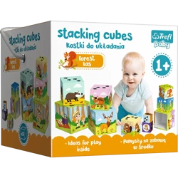 Kostki do układania Las Stacking Cubes 60664 - Trefl PAP