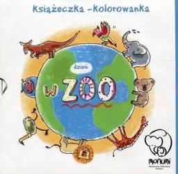 Książeczka-kolorowanka. Dzień w Zoo - praca zbiorowa