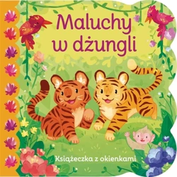 Książeczka z okienkami. Maluchy w dżungli - Ginger Swift, Laura Horton