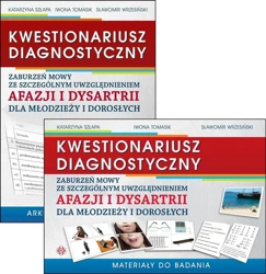 Kwestionariusz diagnostyczny zaburzeń mowy KOMPLET - Katarzyna Szłapa, Iwona Tomasik, Sławomir Wrzesiń