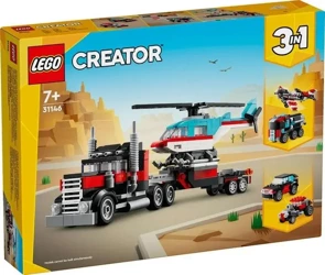 LEGO(R) CREATOR 31146 Ciężarówka z platformą i hel..