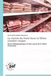 La chaine du froid dans la filière viandes rouges - BENJELLOUN-F