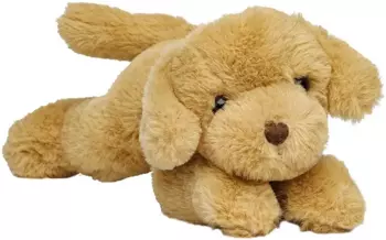 Labrador kremowy leżący 28 cm - Molli Toys