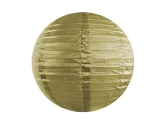 Lampion papierowy złoty 35cm - PartyDeco