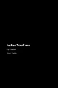 Laplace Transforms - Franklin Edward