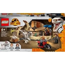 Lego JURRASIC WORLD (4szt) Atrociraptor pościg - Juniors