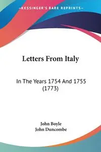 Letters From Italy - John Boyle