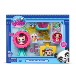 Littlest Pet Shop Zestaw Fabryka zabawy 2 figurki - TM Toys