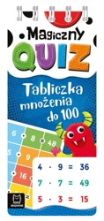 Magiczny quiz. Tabliczka mnożenia do 100. Spirala - Agnieszka Bator