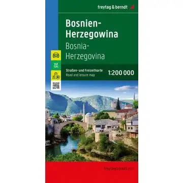 Mapa Bośnia i Hercegowina 1:200 000 FB - Opracowanie zbiorowe