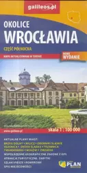 Mapa - Okolice Wrocławia cz. północna 1:100 000 - praca zbiorowa