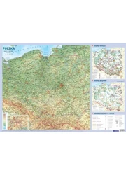 Mapa w tubie: Polska (fizyczna) - Opracowanie zbiorowe
