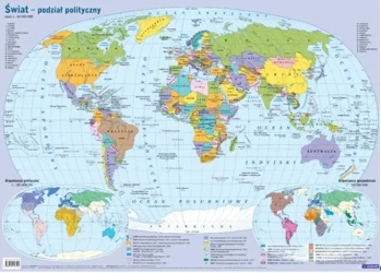 Mapa w tubie: Świat (Polityczna) - Opracowanie zbiorowe