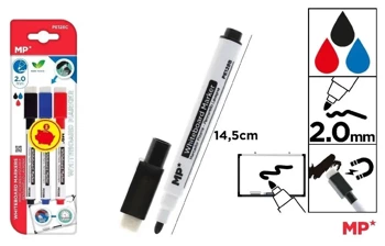 Marker do tablic 3szt MIX - MP Main Paper