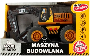 Maszyna budowlana. Koparka z dźwiękiem. Mega creative 520397