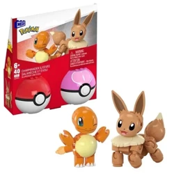 Mega Pokemon Charmander i Evee Poke Balle - Mattel