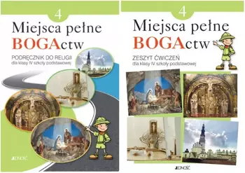 Miejsca pełne BOGActw 4 Podręcznik Zeszyt ćwiczeń - ks. Krzysztof Mielnicki, Elżbieta Kondrak, Bogusł