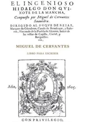 Miguel de Cervantes. Libro para escribir - praca zbiorowa