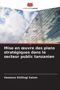 Mise en œuvre des plans stratégiques dans le secteur public tanzanien - Salum Venance Shillingi