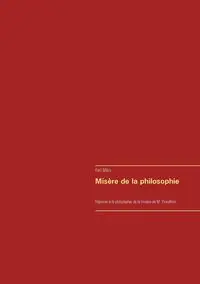 Misère de la philosophie - Marx Karl