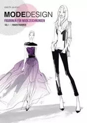 Modedesign Figurinen Fur Modezeichnungen, Teil 1 Frauen Figurinen (German Edition) - Jelezky Dimitri