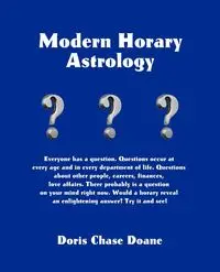 Modern Horary Astrology - Doris Chase Doane