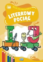 Moja kolorowanka. Literkowy pociąg - praca zbiorowa