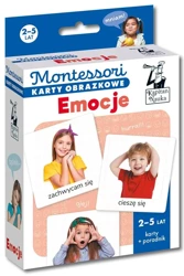 Montessori. Karty obrazkowe Emocje (2-5 lat) - Katarzyna Dołhun, Izabela Gołaszewska, Monika Bia