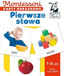 Montessori Karty obrazkowe Pierwsze słowa 1-3 lata - praca zbiorowa