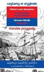 Morskie przygody. Czytamy w oryginale wielkie powieści - Robert Louis Stevenson, Melville Hermann