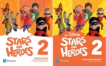 My Disney Stars and Heroes 2 PAKIET Podręcznik + ćwiczenia Pearson