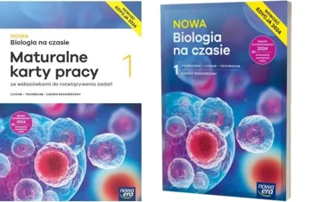 NOWA Biologia na czasie 1 PODRĘCZNIK + KARTY PRACY ZR 2024 Nowa Era LO