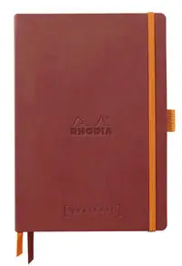 Notes Rhodia Rhodiarama Goalbook nacarat  A5 w kropki Softcover - Rhodium Inc.