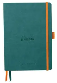 Notes Rhodia Rhodiarama Goalbook peacock A5 w kropki Softcover - Rhodium Inc.