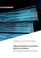 Odpowiedzialność zawodowa lekarzy w praktyce - Radosław Tymiński