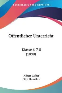 Offentlicher Unterricht - Albert Gobat