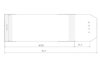 Okładka regulowana 220x580mm (25szt) - Sztapel