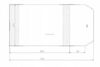 Okładka regulowana 250x450mm (50szt) - Sztapel