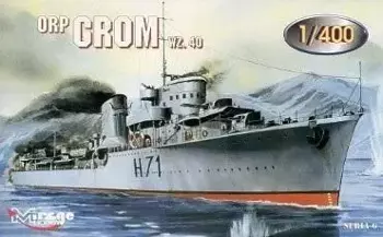 Okręt ORP Grom wz. 40 - Mirage Hobby