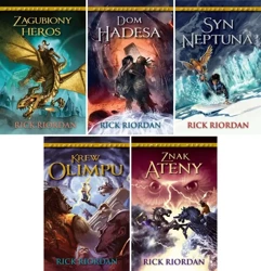 Olimpijscy herosi PAKIET 1-5 Rick Riordan - Rick Riordan