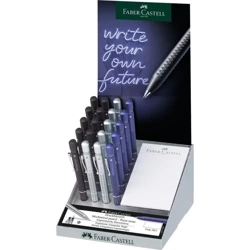 Ołówek Grip 2011 metaliczny display (20szt) - Faber Castell