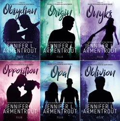 PAKIET 6 x LUX Armentrout Obsydian Opal Origin Oblivion Onyks Opposition - Jennifer L. Armentrout