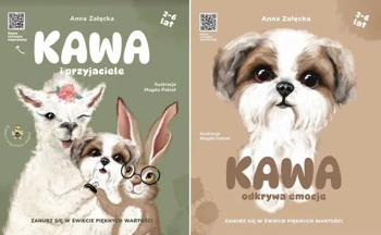 PAKIET Kawa i przyjaciele + Kawa odkrywa emocje Anna Załęcka - Anna Załęcka