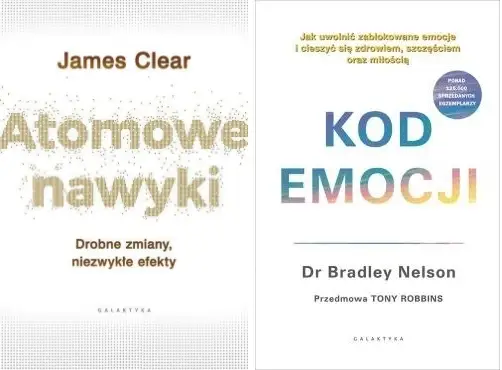 PAKIET Kod emocji + Atomowe nawyki - James Clear