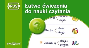 PUS Łatwe ćwiczenia do nauki czytania 3 - Małgorzata Chromiak