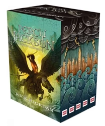 Pakiet: Percy Jackson i bogowie olimpijscy T.1-5 - Rick Riordan, Agnieszka Fulińska