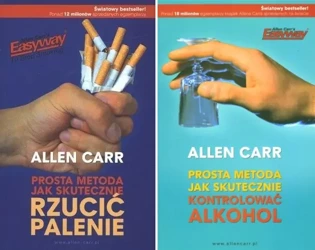 Pakiet Prosta metoda jak rzucić palenie + kontrolować alkohol Allen Car - Allen Carr