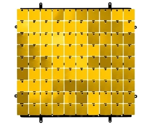 Panel dekoracyjny złoty czarne tło typ B 30x30cm - Gerls